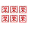 ERNIE BALL SIX PACK OF CUSTOM GAUGE 8-1008 - 6
