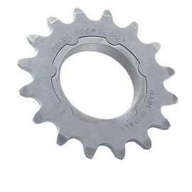 Pignon de vélo single speed miche, 1/8, 15 dents avec support chromé mat