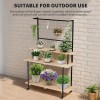 Unbranded Heavy Duty Plant Stand with Wheels Display Shelf Decor