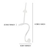 5pcs BTE Sound Aid Replacement Slim Tubes 2B Size Sound