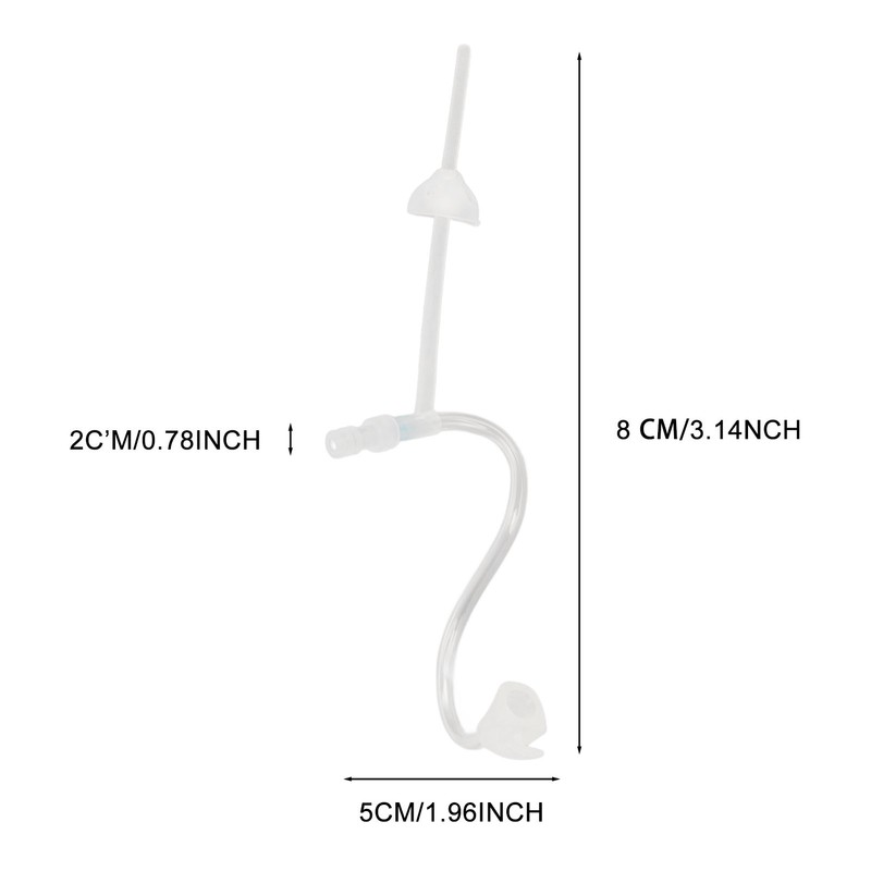 5pcs BTE Sound Aid Replacement Slim Tubes 2B Size Sound