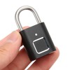 Fingerprint Padlock Biometric Smart Security Digital Lock Water Resistant USB