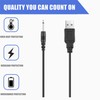 CJP-Geek 3ft Black USB Cable Cord Replacement for Rechargeable Vibrating