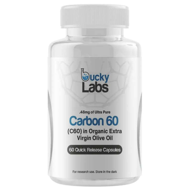 Pure C60 Olive Oil Capsules Ultra Pure 99.95% Carbon 60