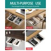 SVNNELP 2Pack Under Table Desk Drawer Storage Organizer Slide Out,