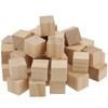 HOZEON 500 PCS 1/2 Inch Wooden Cubes, Natural Unfinished Wood