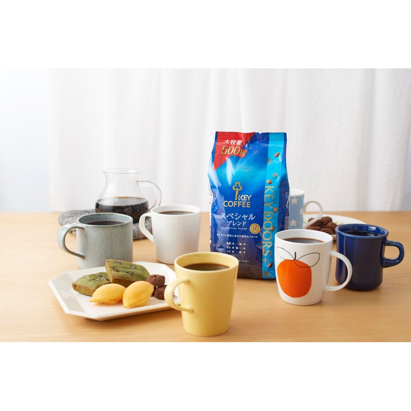 KEY DOORS+ Special Blend Beans, 17.6 oz (500 g)