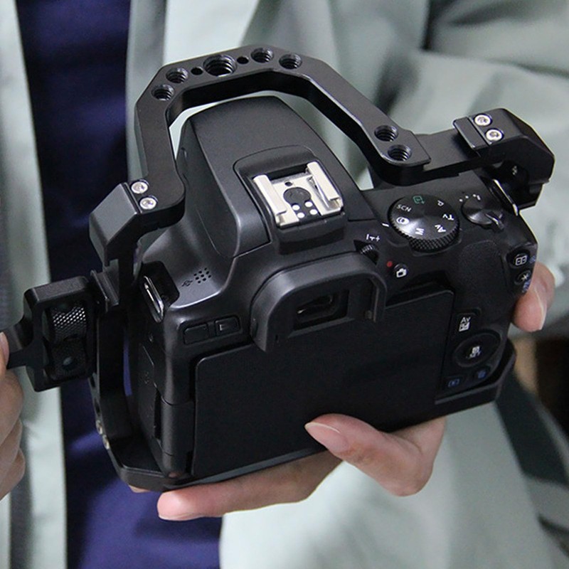 Camera Stabilizer for 200D 200DII, Video Camera Cage Rig Universal