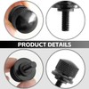 Dunviku Motorcycle Seat Bolt Rear Mount Screw Kit, 304 Stainless