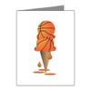Note Cards (20 Pack) Basketball Ice Cream Cone