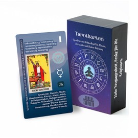 Witchy Cauldron Tarot Cards with Buck for Beginners, Tarot Cards German