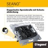 LEGRAND, Seano 765017 Push Button Insert with Toggle Contact and