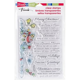 Stampendous Snowman Wishes Clear Stamp Set