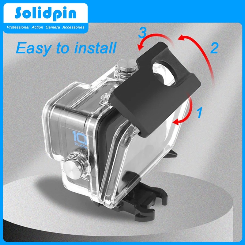 Carcasa impermeable para GoPro Hero 11, negro, Hero 10 9,