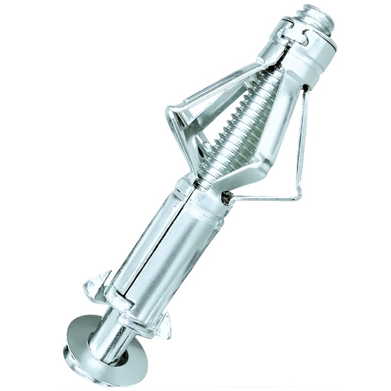 QWORK® 68-Piece Heavy Duty Hollow Wall Fixings for Plasterboard, M8/M11/M13,