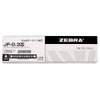 Zebra B-RJF3-BK Gel Ballpoint Pen Refill, Sarasa, JF-0.3 Lead, Black,