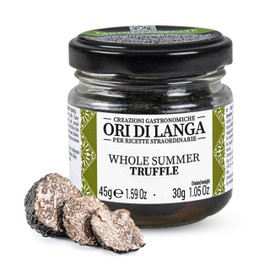 Black Summer Truffles - Gourmet Whole Truffles, Foraged in Italy, All Natural Vegan Italian Food Products from Italy, Non-GMO - Ori di Langa - 1.05 oz