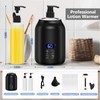 Massageöl Wärmer mit Gesichts-Roller-Set, iklestar Professioneller Massage öl wärmer gerät,