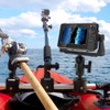Trasylph Fish Finder Mount Base, Universal 360° Rotation Ball-Mount Fish