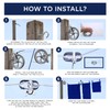 Strata 150 Feet Clothesline Outdoor Heavy Duty Galvanized Wire Steel