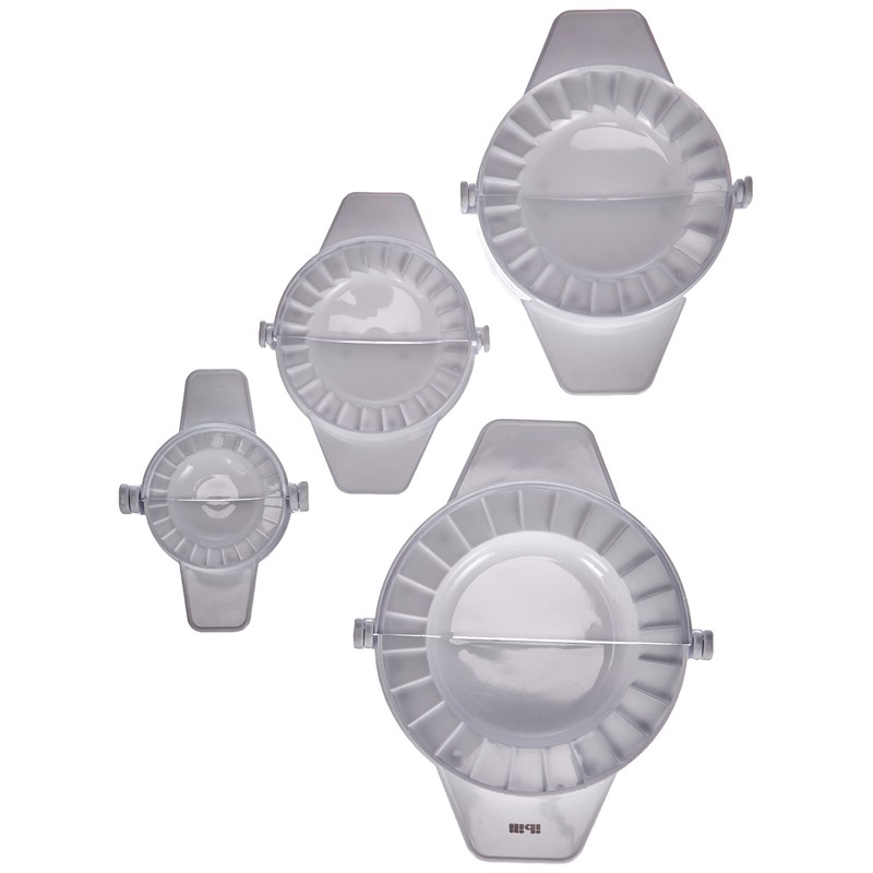 Ibili Dumpling Maker Set 5.5/7.5/9.5/12.5 cm 4-part, plastic, white