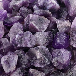 Mookaitedecor Natural Stone Lithotherapy Uncut Crystals Healing Mineral Collection 460g Petrus Amethyst