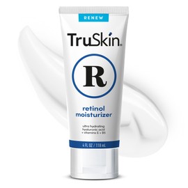TruSkin Retinol Face Moisturizer – Powerful Anti-Aging Moisturizer for Women with Hyaluronic Acid & Vitamin E – Retinol Cream for Face for Youthful-Looking Appearance, 4 fl oz