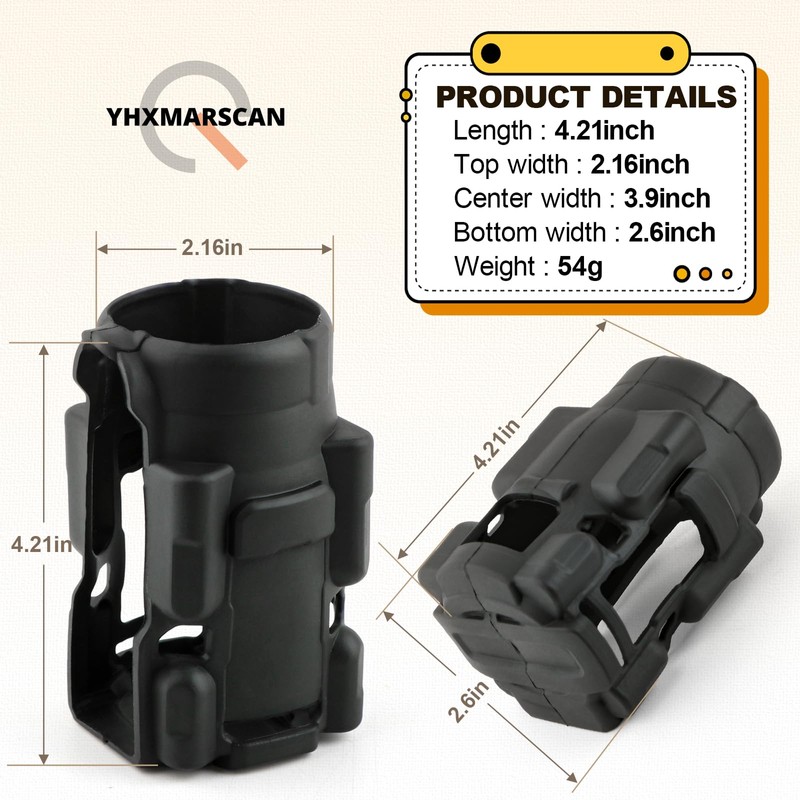 PB921-22-23B Protective Boot for DEWALT DCF921 DCF922 DCF923 Protective Boot