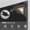 Unbranded Home Use Blackout Curtains Thermal Insulated Window Shades Black