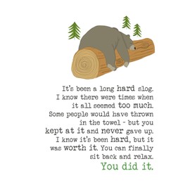 Dandelion Stationery You Did It Sparkle Finished Greeting Card Cards