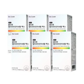 J&M Dr.Lin All-in-One Multivitamin Mineral Max 6pcs 12-month multivitamin supplement / 닥터린 올인원 멀티비타민미네랄 맥스 6개 12개월 종합비타민 영양제