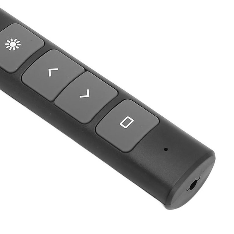 Presentation Clicker 2.4G RF Chip ABS Silicone Buttons Portable Plug