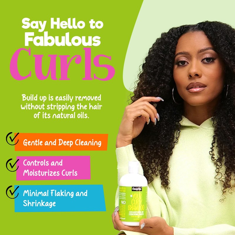 CurlyChic Your Curly Shampoo Ultra Moisturizing and Strengthening 12 fl