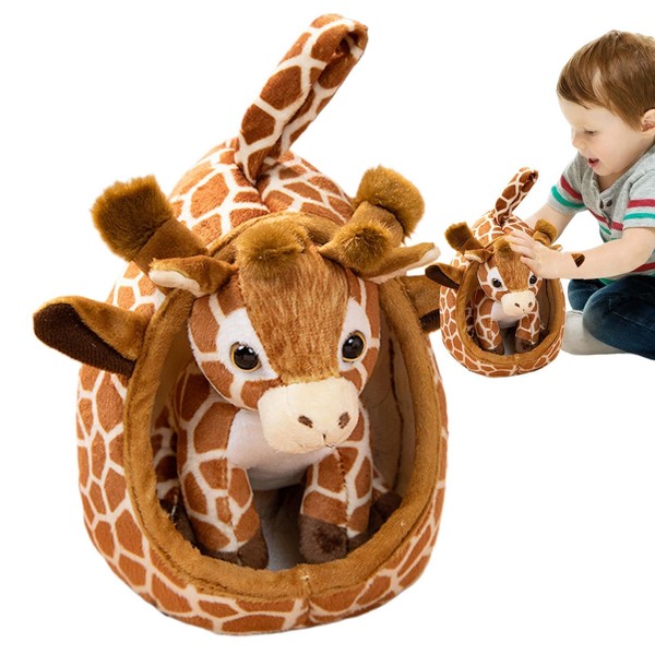 Generisch Tierplüsch,Tierpuppe, Entzückendes Tier mit Neststofftier, Tier mit Nest Stofftier
