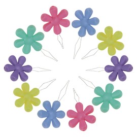 Needle Threader Set, 10 Pieces Flower Threader, Flower Threader, Colorful Needle Threader Kit Used for Hand Sewing Cross Stitch Repair Clothing,Assorted Colors Designed,for Mending Clothes