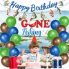 Gone Fishing Birthday Party Decorations - 34PCS Fishing Party Decorations