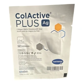 Apósito Colágeno Plata Colactive Plus 5x5cm 1 Pza, No Fact Azul Marino