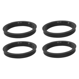 Wheel Accessories Parts Set of 4 Hub Centric Ring 106.10mm OD to 78.10mm Hub ID, Black Polycarbonate (Wheel Hub Ring, 4 Pack, 106.10 mm OD to 78.10 mm ID Wheel Centerbore, Polycarbonate)