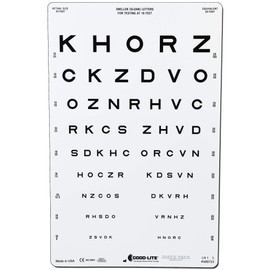 Sloan Letter Linear-Spaced Distance Chart