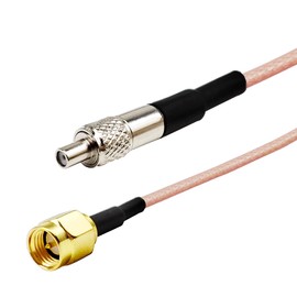 Vecys 4G LTE Cable SMA Male to TS9 Female External Antenna RF Coaxial Pigtail Cable RG316 30 cm / 12 Inch for 3G 4G LTE Hotspot Router WiFi MiFi Mobile WLAN