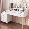 RESFNSE 8Pcs Antique Rose Flower Cabinet Knobs, Vintage Kitchen Shabby