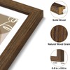 Vittanly 5x7 Picture Frame - Solid Wood Frame with Shatterproof