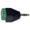 3.5mm Stereo TRS Male Plug to AV Screw Audio Balum