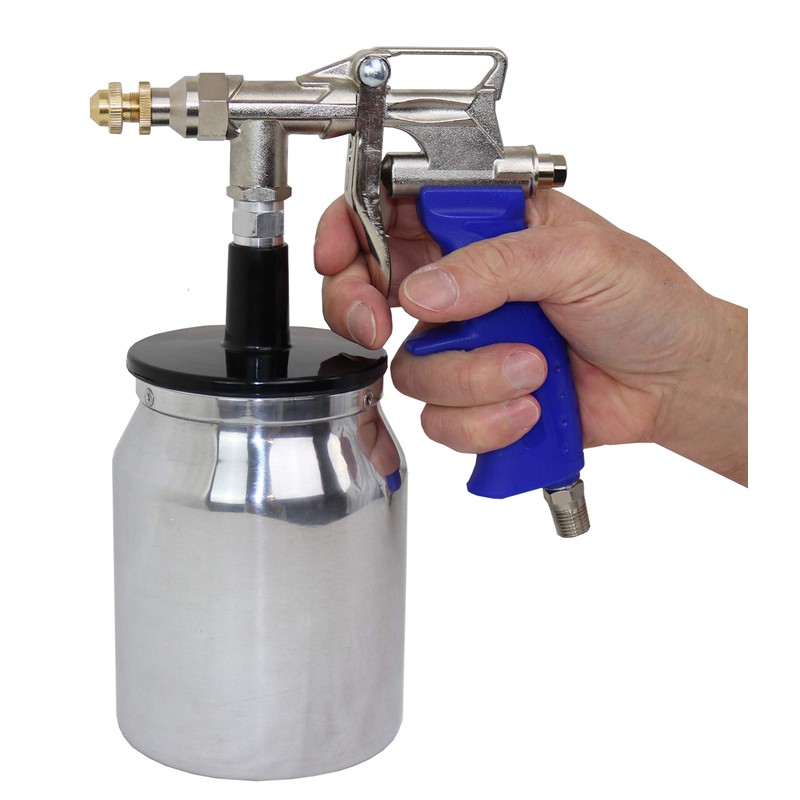 Chemicar Undercoating Spray Gun with Adjustable Nozzle; Truck Bed Liner