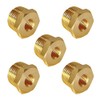 Brass Bushing (1/4" Male x 1/8" Female NPT-5 Pack)