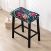 Bifaunvogel Bar Stool Cover Rectangle Set of 2 Printed Stretch