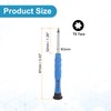sourcing map 5pcs T5 Torx Mini Screwdriver 3mm Torx Head