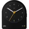 Braun classic analogue alarm clock with snooze and continuous backlight,