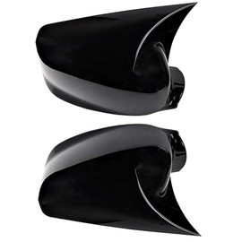 RAGBUSCLE 1 Pair ABS Wing Mirror Housing Covers, Left Right Side Door Mirror Covers, 2013-2017 Compatible with Honda Accord 9th (NOT Include EX-L EX Touring V-6)