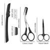 12 in 1 Eyebrow Trimmer Kit Eye Brow Scissors, Eyebrow